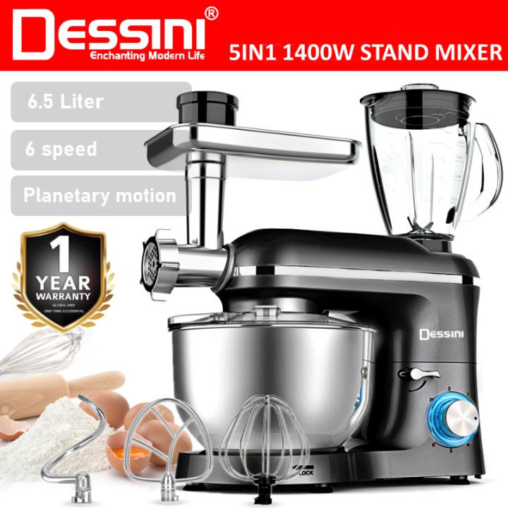 Dessini Italy In Electric Stand Mixer Dough Egg Beater Blender