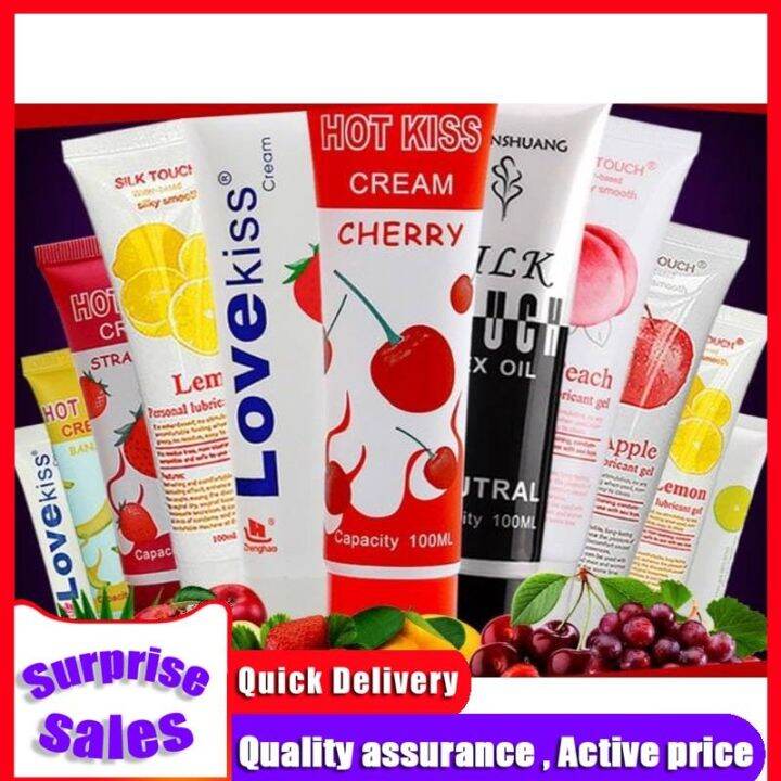 Hotkiss Edible Lubricant Fruity Flavor Water Based Oral Sex Lubricant