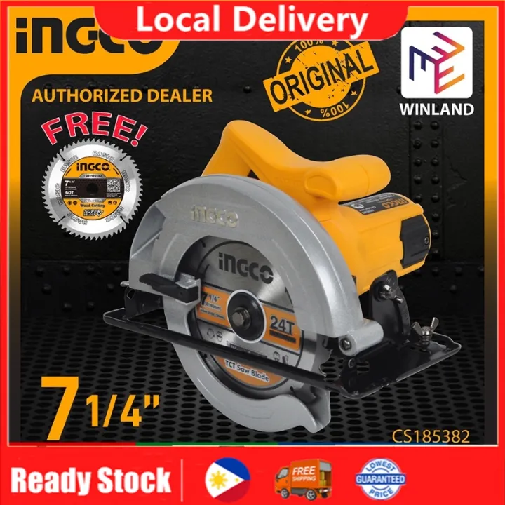 High Quality INGCO Original Industrial Circular Saw 1400W CS185382