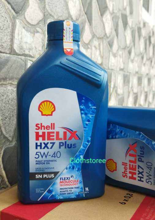 Shell Helix HX7 SN PLUS 5W 40 SN CF OLI MOBIL BENSIN FULLY SYNTHETIC