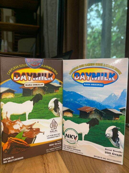 Daymilk Susu Kambing Bubuk Etawa Asli Rasa Original Dan Cokelat Susu