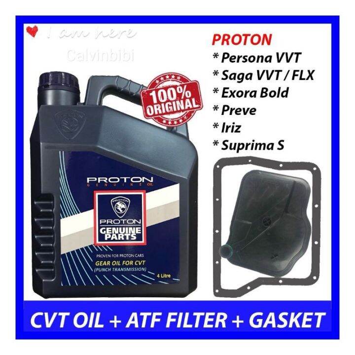 Proton Cvt Oil Atf Auto Filter Kit Persona Vvt Saga Vvt Blm Flx Fl