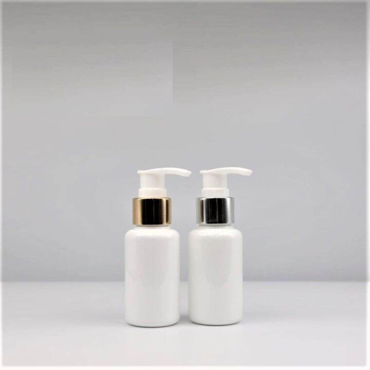 Botol Pump Gold Tubular Ml White Botol Kosmetik Botol Ml Ml