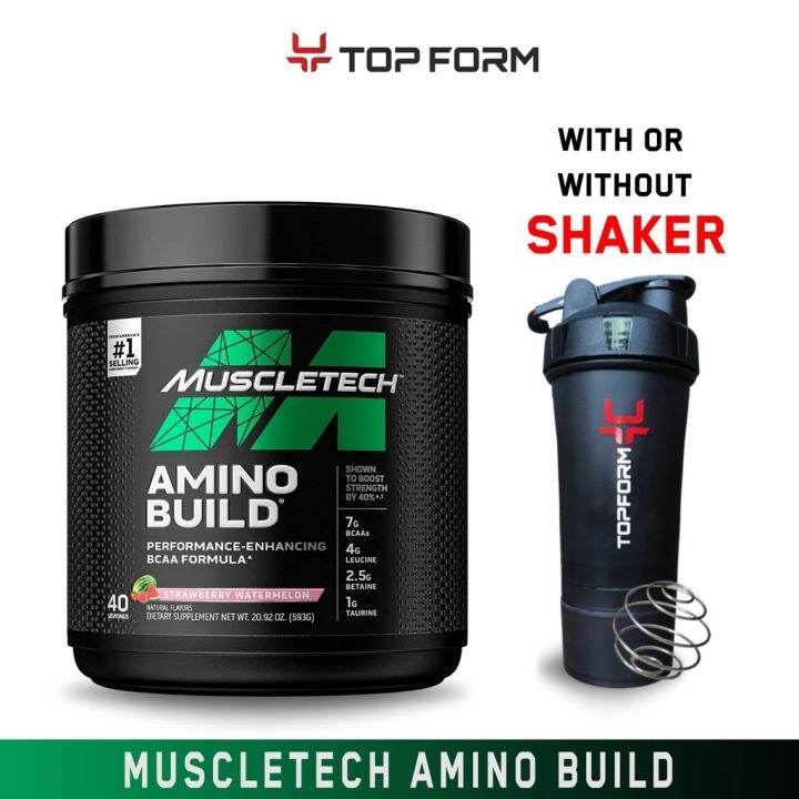 MuscleTech Amino Build 40 Serve Support Muscle Recovery Lean Boost