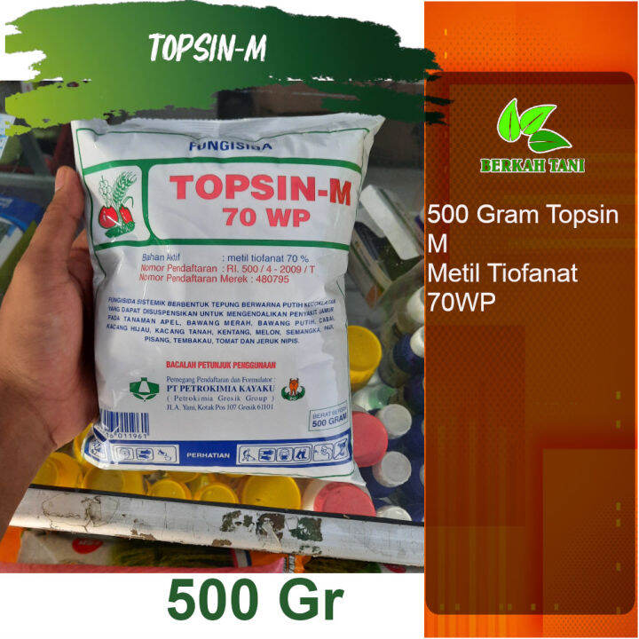 Topsin M 500 Gram Fungisida Hawar Daun Pengganti Topsindo Lazada