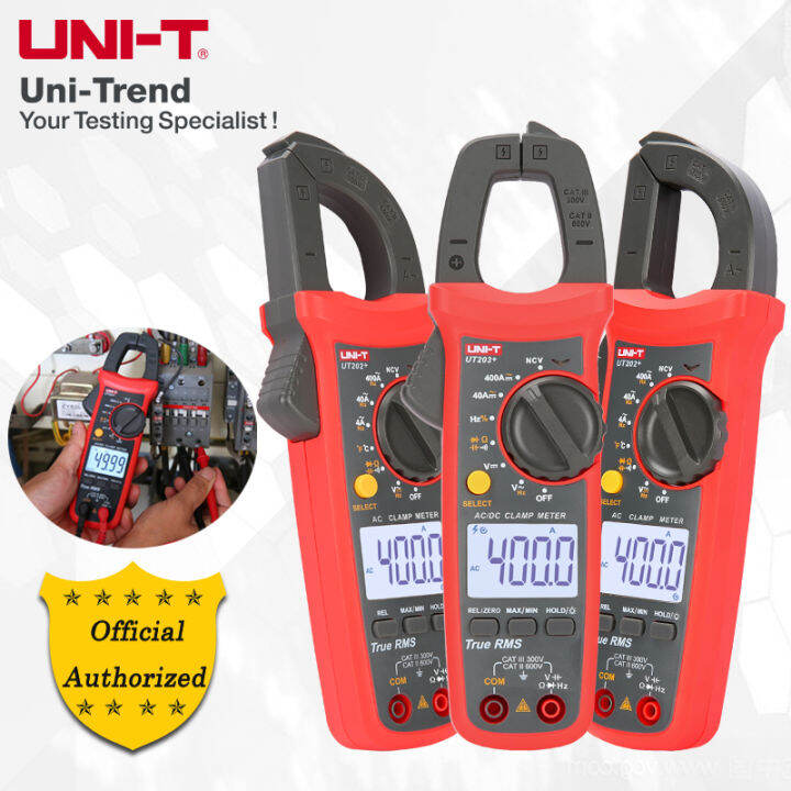 Ready Stockuni T Ut A Ut Digital Ac Dc Voltage Clamp Meter