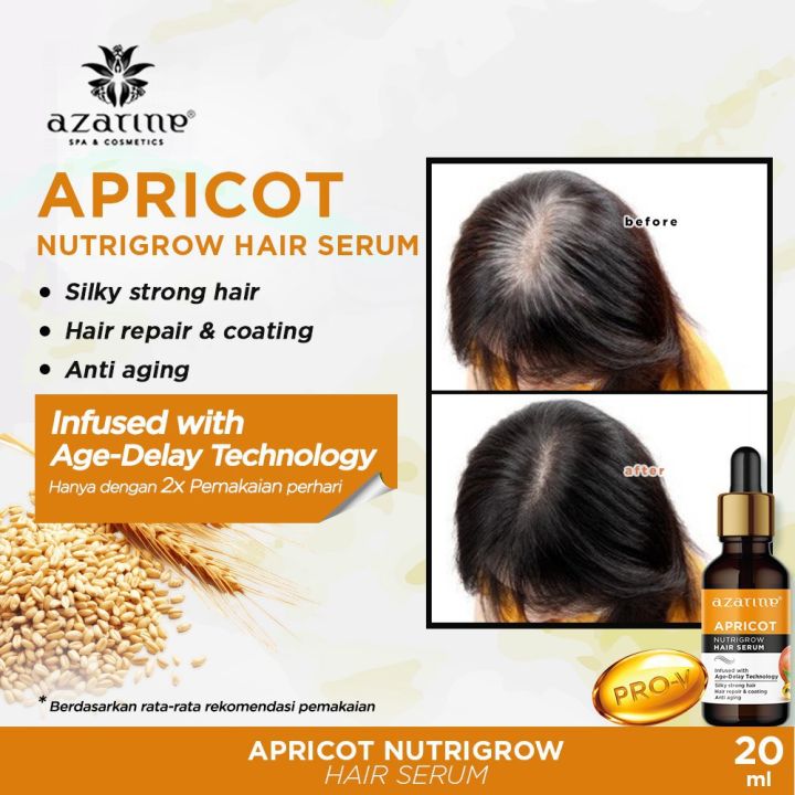 Azarine Apricot Hair Serum Ml Lazada Indonesia