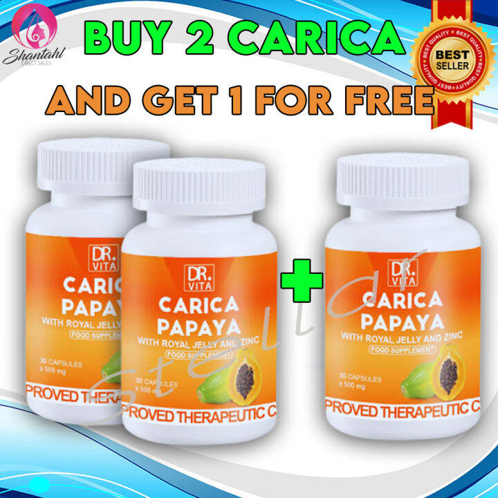 Free Carica Papaya Pcs Original Dr Vita Carica Papaya With