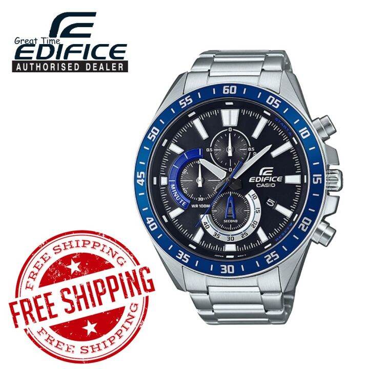 READY STOCK Official Marco Warranty CASIO Edifice EFV620D 1A2