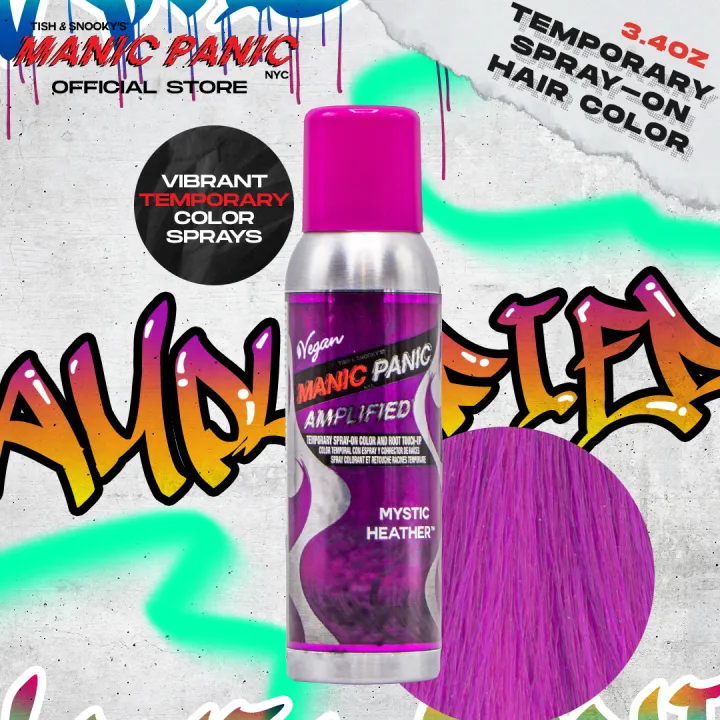 Manic Panic Amplified Temporary Hair Color Spray In Mystic Heather