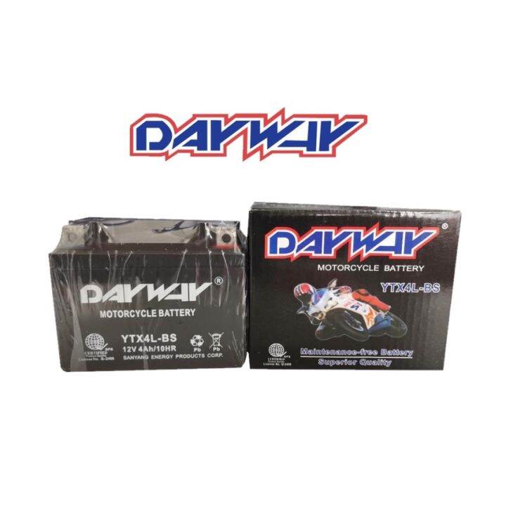 Motorcycle DAYWAY Battery 3L 4L 5L Lazada PH