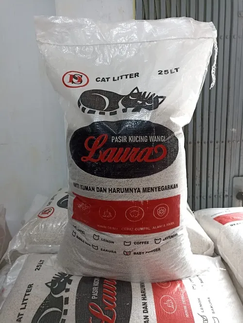 Repack Kg Pasir Kucing Gumpal Wangi Bentonite Cat Litter Kualitas