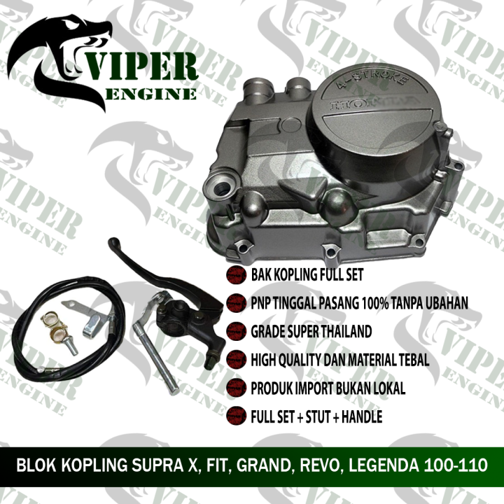 BISA COD BLOCK RUMAH KOPLING SEPAKET SUPRA X 110 CC ASTERA GRAND