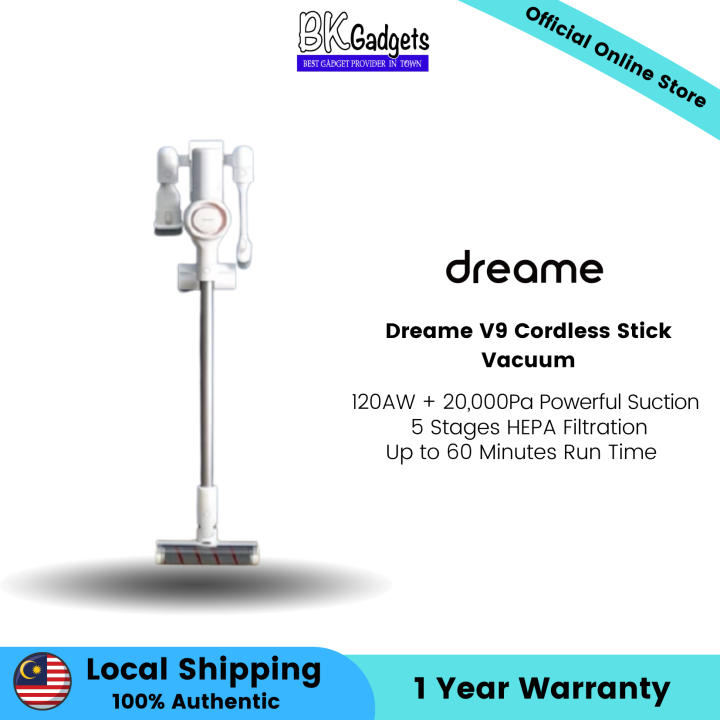 Dreame V9 Cordless Stick Vacuum 120AW 20 000Pa Powerful Suction 5