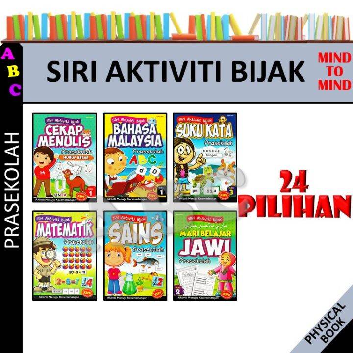 Siri Aktiviti Bijak Buku Buku Prasekolah Aktiviti Menuju