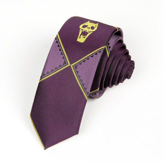 Anime Jojo Bizarre Adventure Kira Yoshikage Cosplay Tie Killer Queen