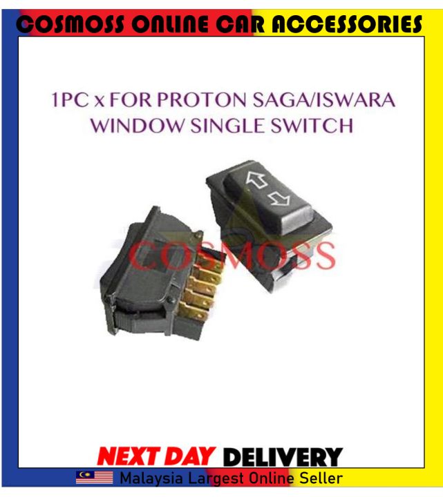 Power Window Single Sub Switch Pin For Proton Saga Iswara Lazada