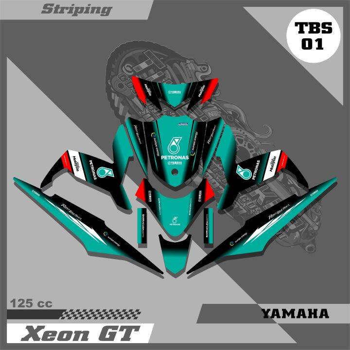 Sticker Decal Full Body XEON GT 125 Sticker Decal XEON GT 125 Motif