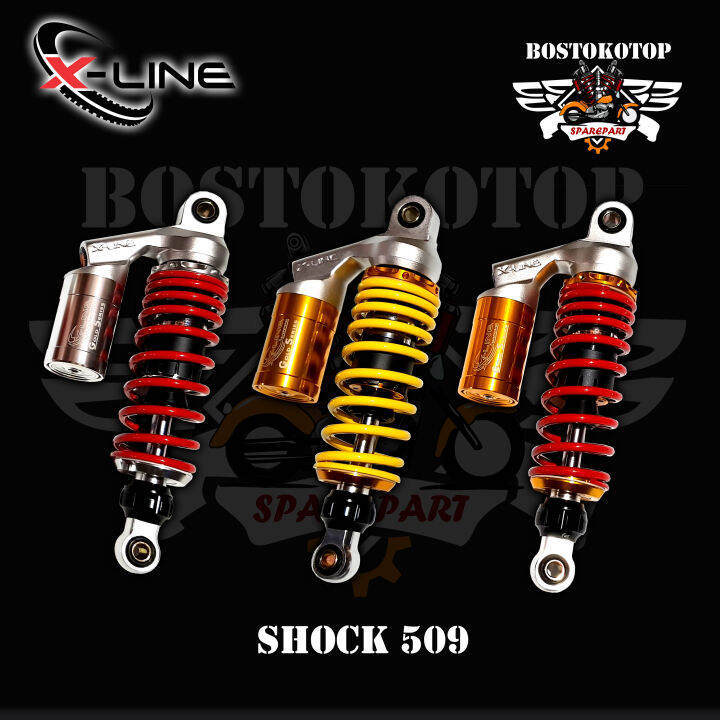 Xline Shock Shockbreaker Monoshock Tabung Atas Yamaha Honda Suzuki Mega