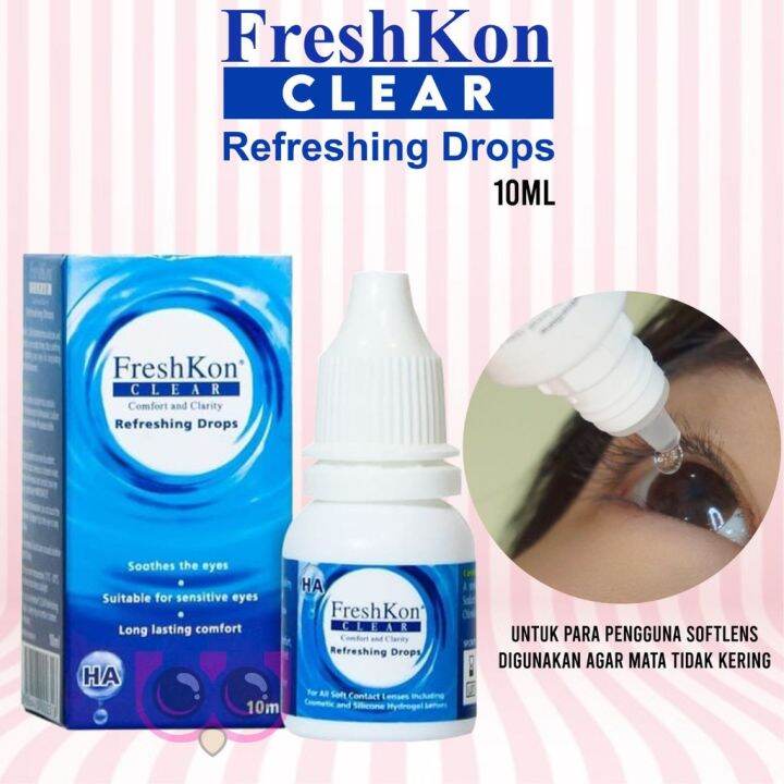 Cairan Softlens Tetes Mata FreshKon 10ml Lazada Indonesia