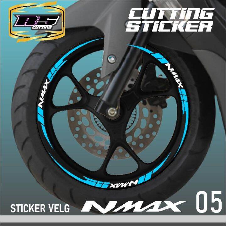 Cutting Sticker List Velg Nmax Aksesoris Motor Stiker Yamaha Nmax