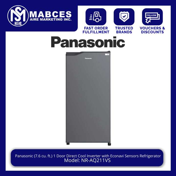 Panasonic 7 6 Cu Ft 1 Door Direct Cool Inverter Refrigerator With