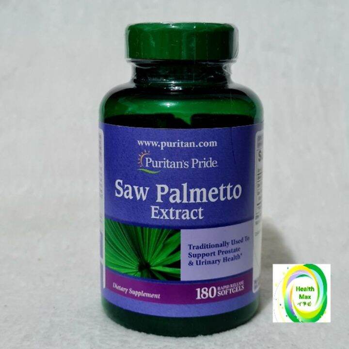 Puritan S Pride Saw Palmetto Extract Softgels Lazada Ph