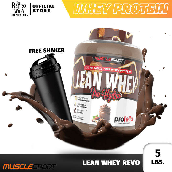 Musclesport Lean Whey Revolution 5lbs SEALED The Retro Whey