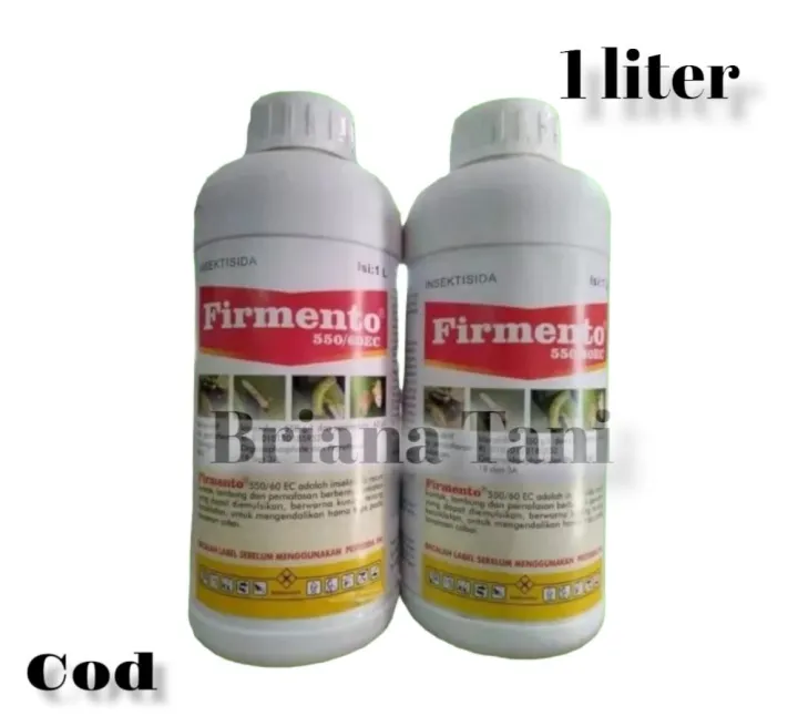 INSEKTISIDA FIRMENTO 1 Liter 550 60 EC RACUN HAMA 2 Bahan Aktif