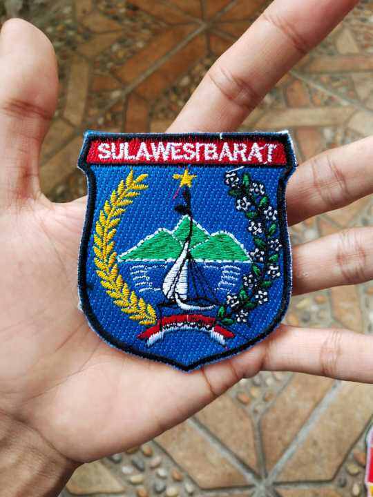 BADGE KWARDA SULAWESI BARAT BORDIR KWARTIR DAERAH PRAMUKA Lazada