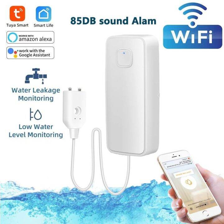 Fpxr Sound Alarm Water Leak Sensor Overflow Level Wifi Water Alarm