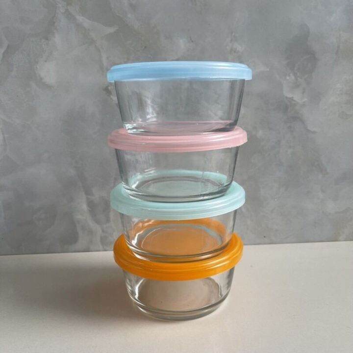 Mangkuk Kaca Tutup Elegant Dessert Soup Pudding Bowl With Lid Mangkok