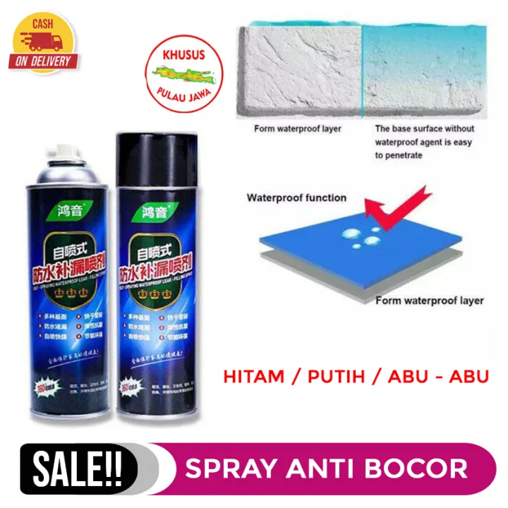 Proof Spray Anti Bocor Tahan Air Atap Semprotan Pelapis Anti Bocor