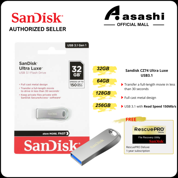 Sandisk Cz Gb Gb Gb Gb Ultra Luxe Usb Flash Drive