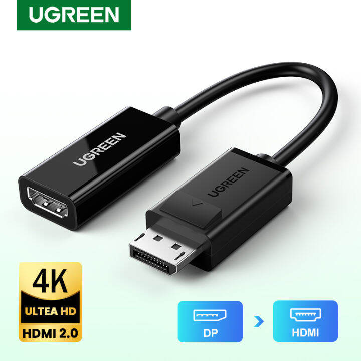 Ugreen K P Hz Hz Displayport Dp Male To Hdmi Female Cable