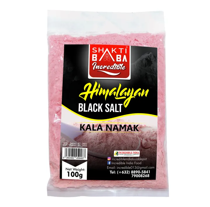 Shakti Baba Himalayan Black Salt Kala Namak Salt 100g In Pouch Lazada PH