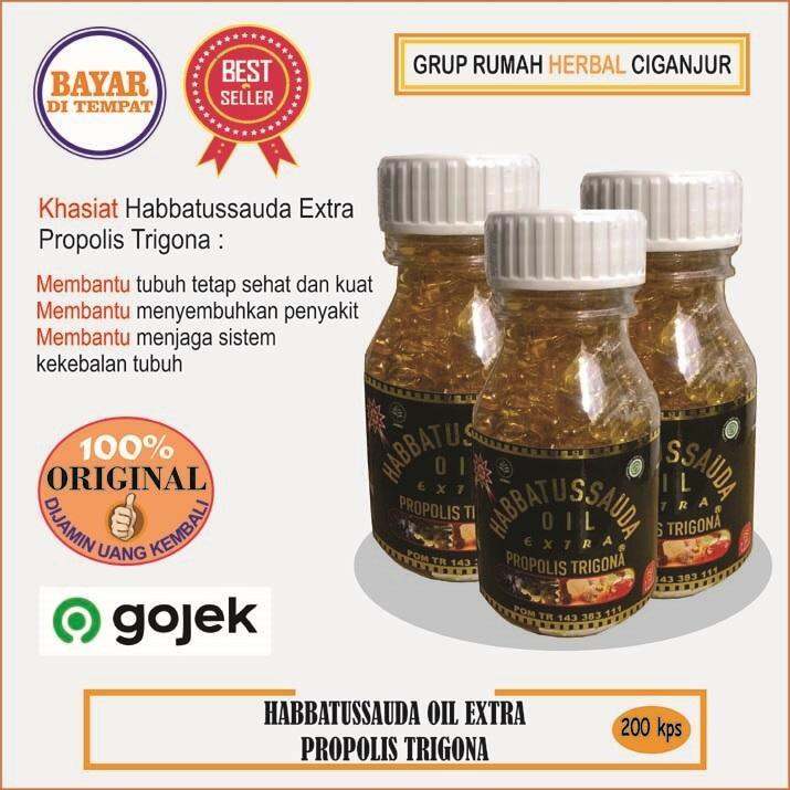 Habbatussauda Extra Propolis Trigona Original Isi Kapsul Lazada