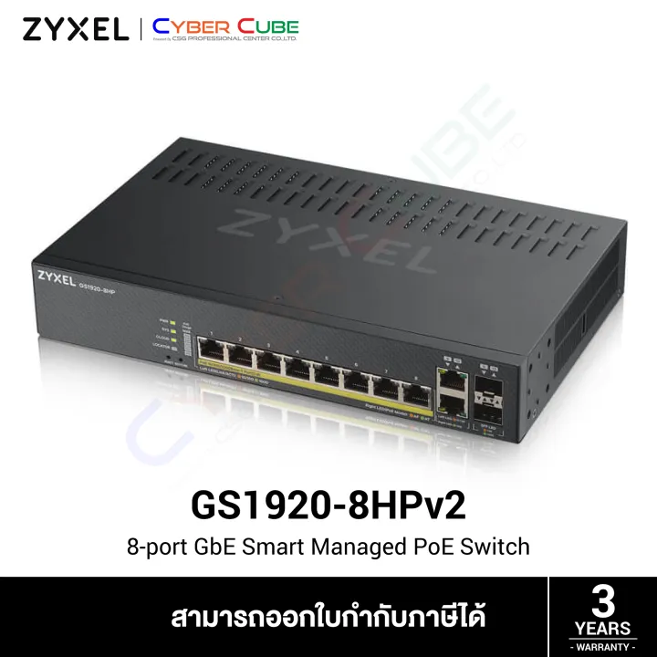 Zyxel Gs Hpv Port Gbe Smart Managed Poe Switch