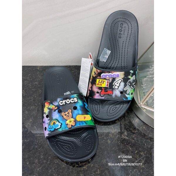 Crocs Classic Slides Tie Dye Slides Lazada Ph