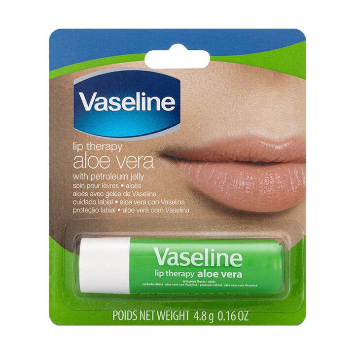 Vaseline Lip Therapy Aloe Vera Lips Balm With Petroleum Jelly Lip