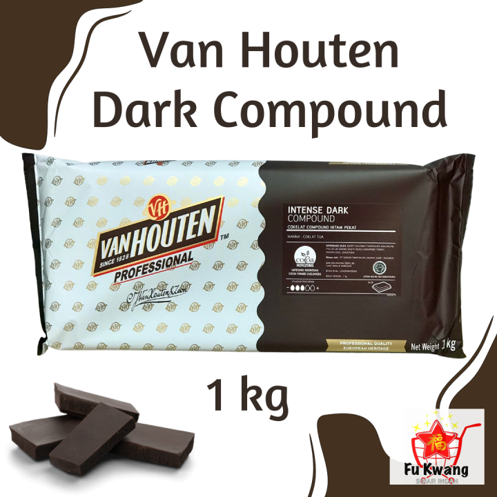 Vanhouten Dark Chocolate Compound 1 Kg Van Houten Dark Compound