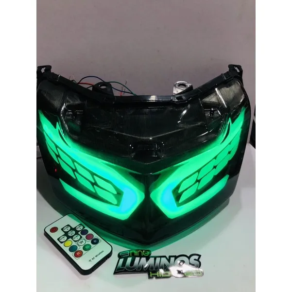 LAMPU STOP LED NMAX RGB REMOTE FULL WARNA SEIN RUNNING Lazada Indonesia