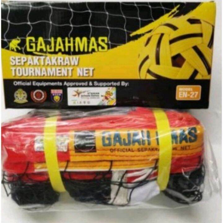 Jaring Sepak Takraw Net Gajah Mas En Emas Lazada