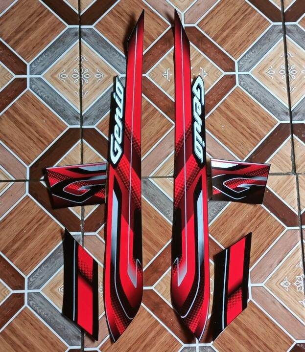 Sticker Striping Motor Honda Genio Hitam Lazada Indonesia