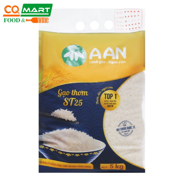 Gạo Thơm ST25 A An Túi 5kg Lazada vn