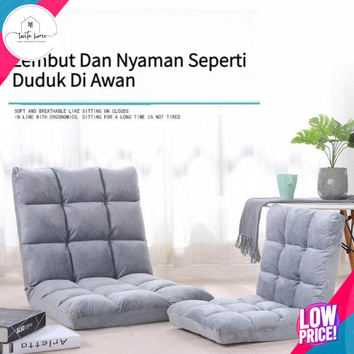 Sofa Lesehan Oscar Mini Lipat Single Seater Lazy Sofa Bed Kursi