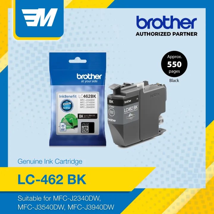 Brother Lc Bk Black Genuine Ink Cartridge Page Yield Lazada Ph