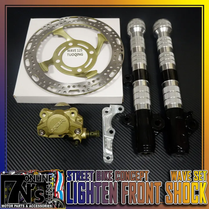 Lighten Front Shock Ngo Caliper Street Bike Concept Wave Set Wave