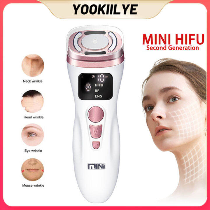 Yookiilye Upgrad Mini Hifu Ultrasound Facial Machine Home Use With Hifu