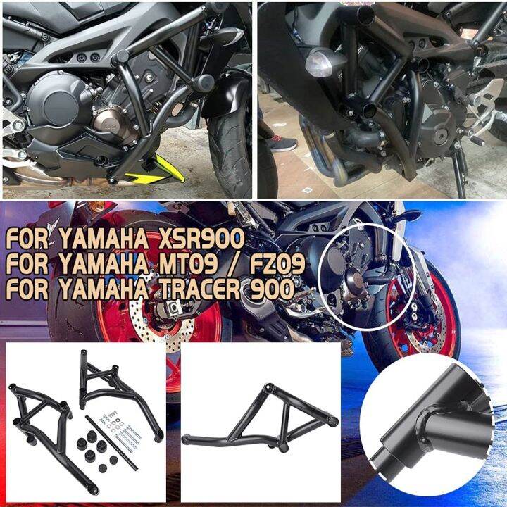 Allotmark Motorcycle Front Engine Frame Guard Crash Bar For Yamaha Mt